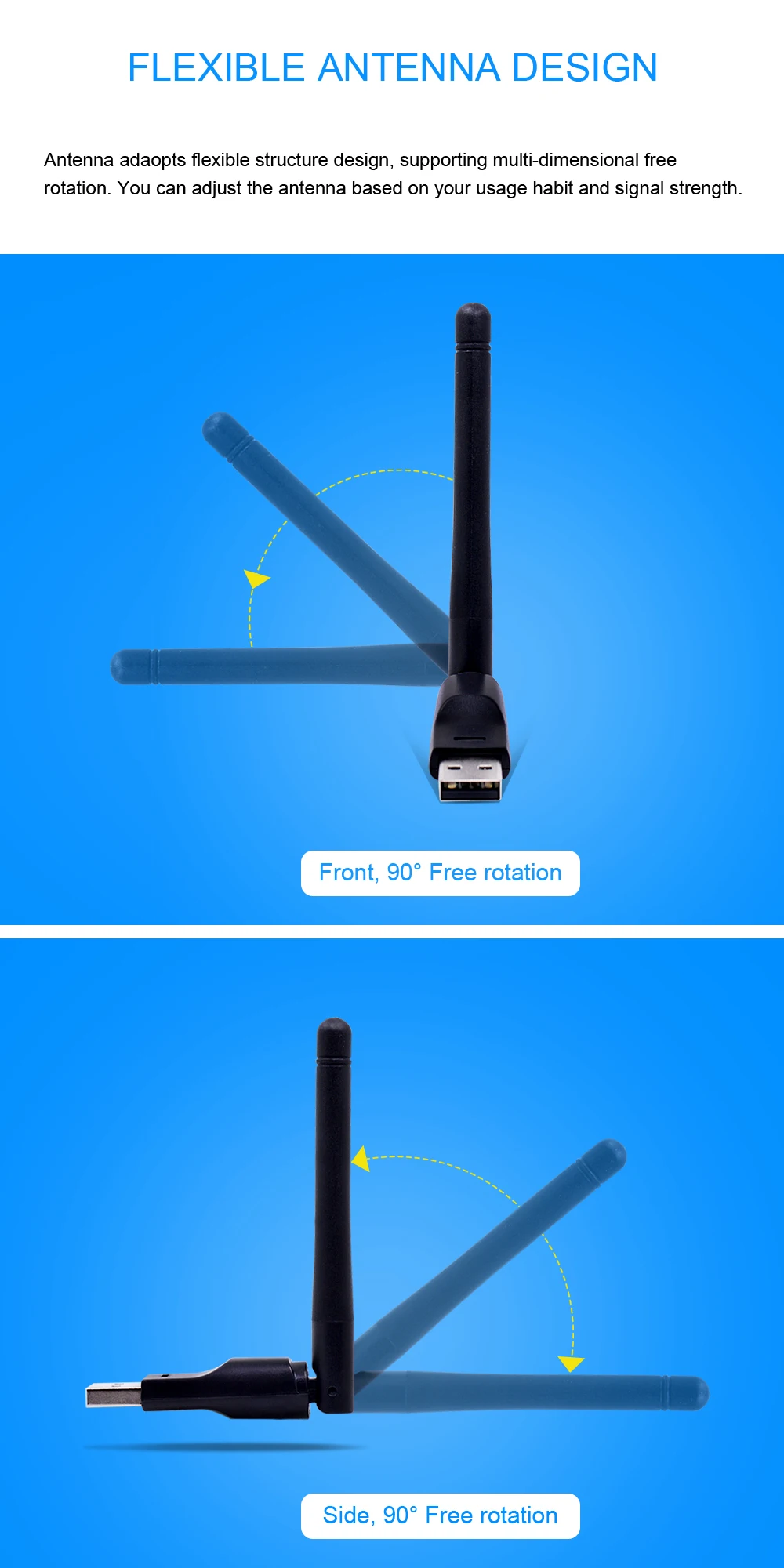 Универсальный мини USB Wifi приемник Dongle RT5370 150 Мбит/с USB2.0 Беспроводной Wi-Fi адаптер сетевые карты для ноутбука компьютера ТВ