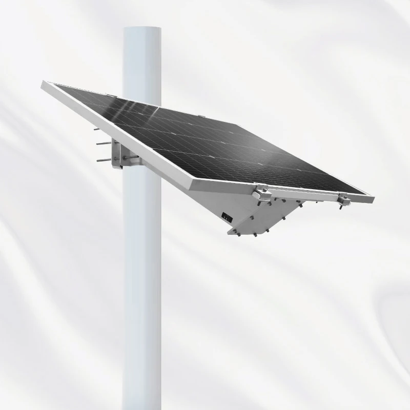 Solar Panel Cctv Intelligent 80w New Energy Outdoor Products Pole Mount Solar Energy Kit  Camera POE Router Cctv Solar Battery