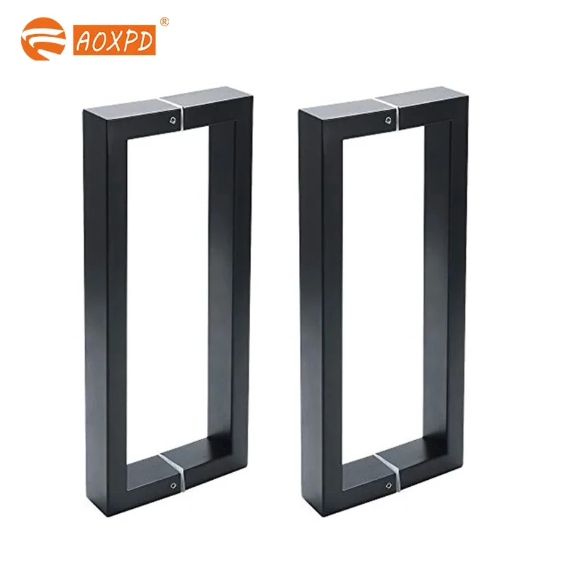 Factory wholesale custom stainless steel door handle shower room bathroom glass door handle