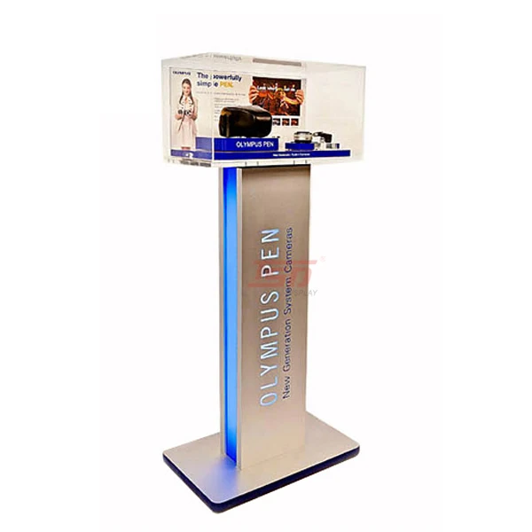 Shop advertising  counter top acrylic display rack stand for camera 360  VR AR glasses devices headset