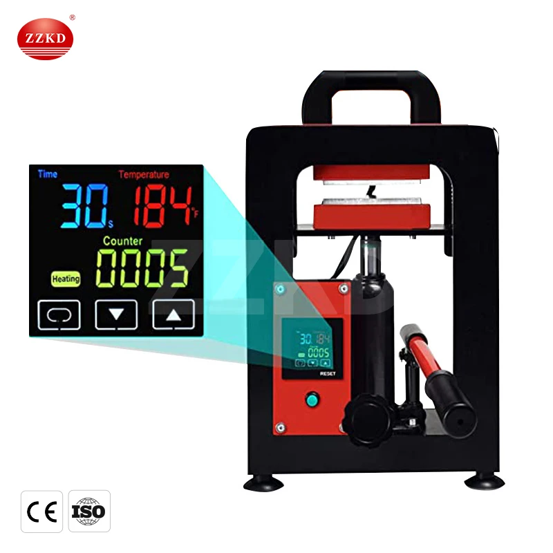 High Oil Extract Yield Rosin Heat Press Hydraulic Style Manual Rosin Dab Press Machine Kit