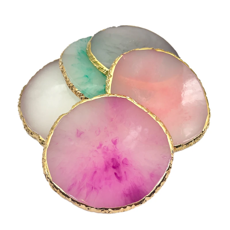 Wholesale Tools False Board Drawing Crystal Manicure Diy Display Lash Nail Polish Resin Holder Art Gel Stone Color Palette Agate