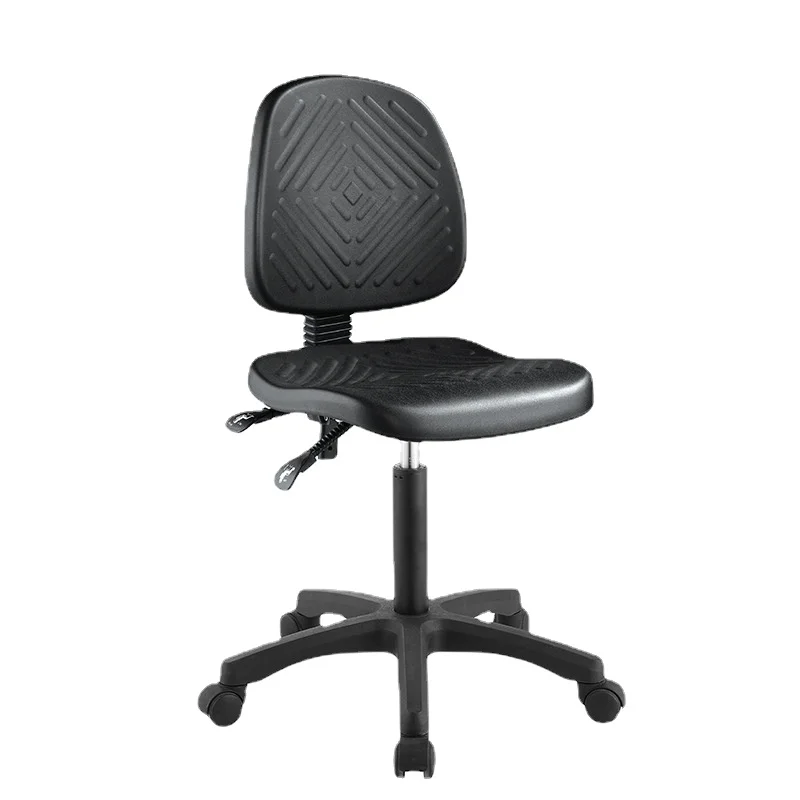 pu foam rolling lab chair rolling lab chair with back stool swivel chair  guangzhou lab furniture