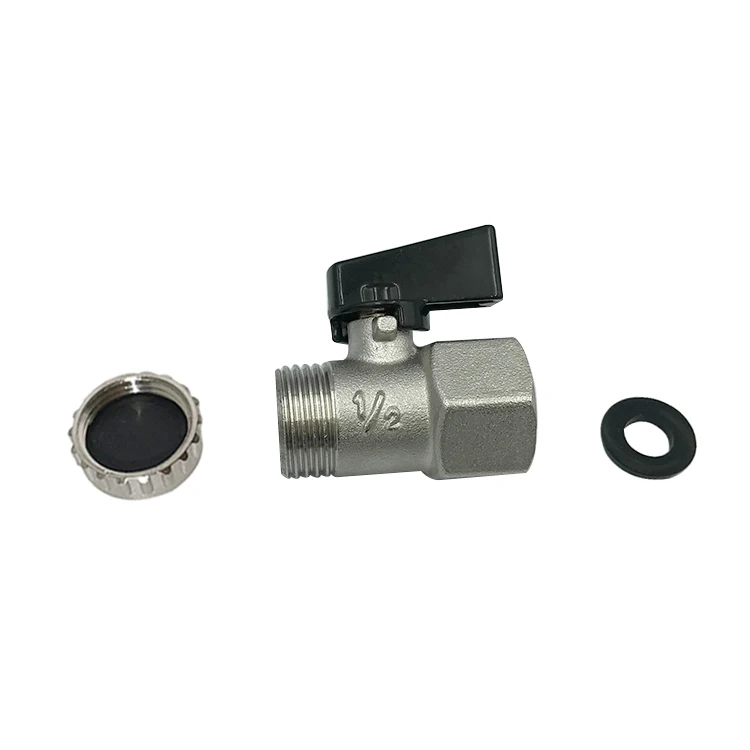 Sale in West Europe 1/2 inch BSP Thread Brass Boiler Drain Valve with cap for Heating and plumbing system