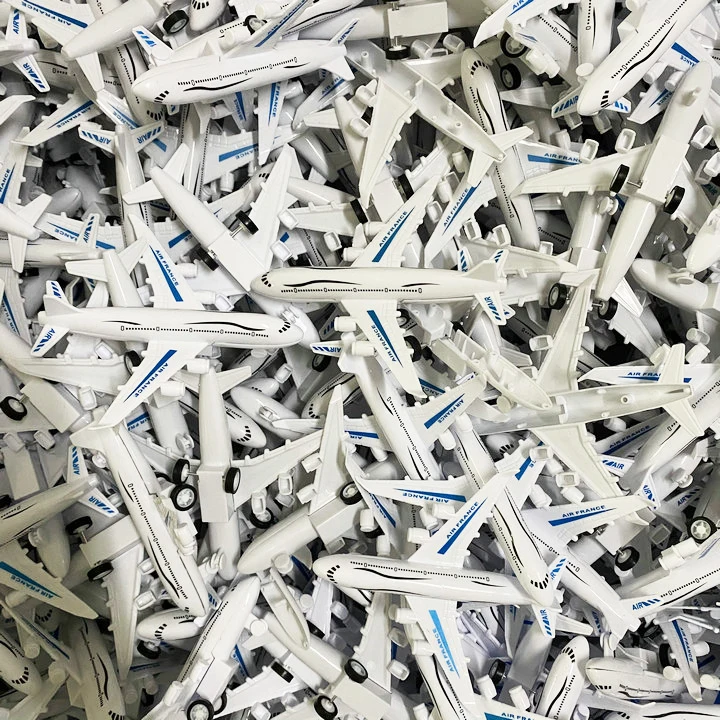 Engineering Vehicle Toy Model Plane Aircraft And Helicopter Toy Excavator Car Model Set Plastic Toy Car For Children