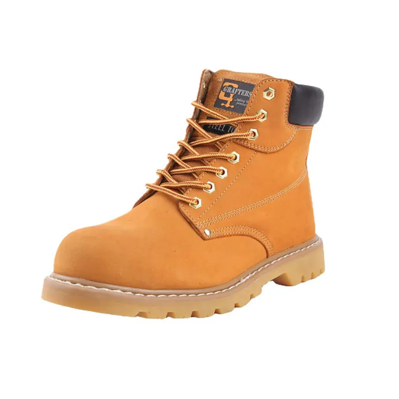 Goodyear style boots waterproof first layer cowhide safety boots comfortable safety shoes for worker