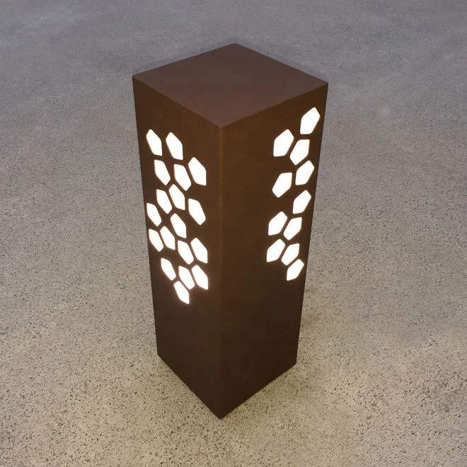 Customized out door garden box light small custom light box  waterproof bollard light For Landscaping