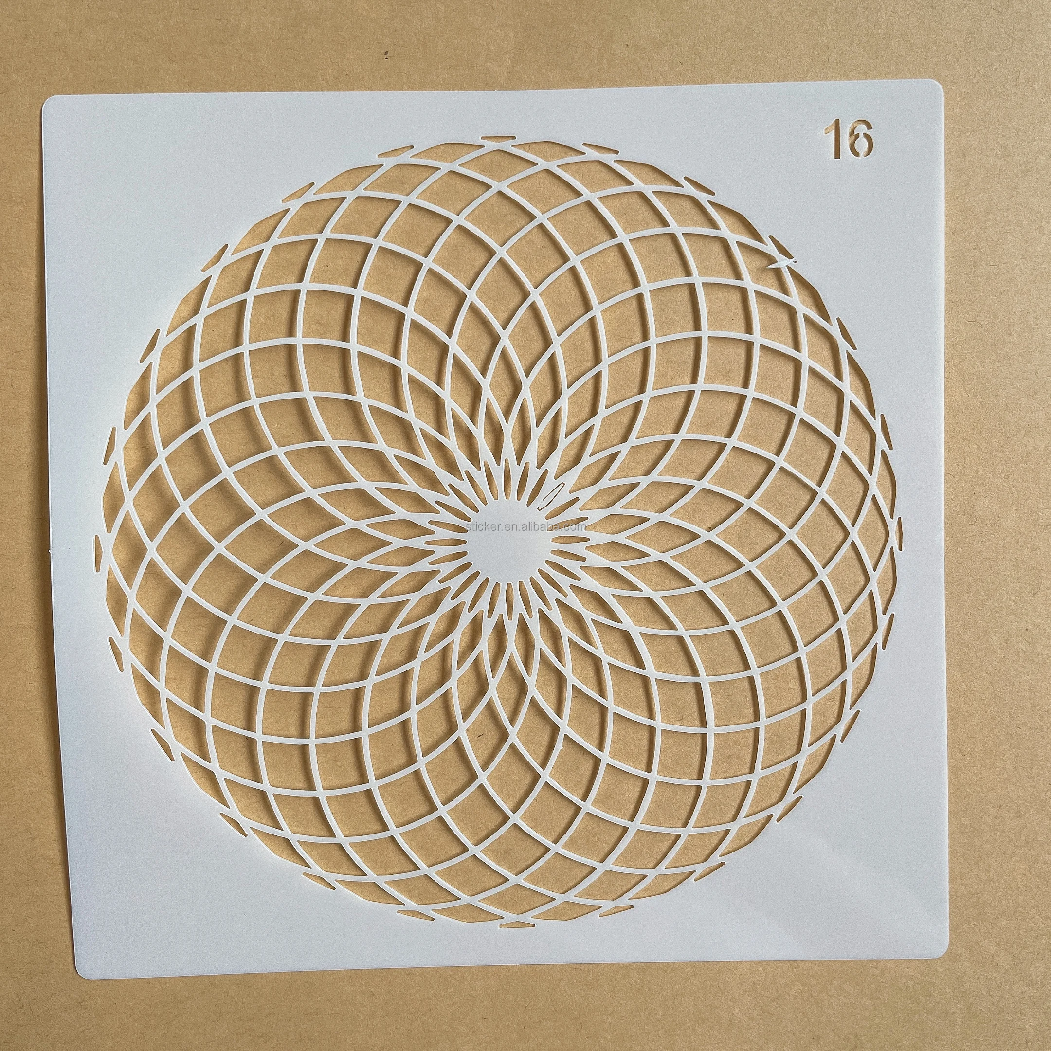 Laser cutting mandala stencils template for craft/painting/drawing on wall/wood/glass/furniture home decoration