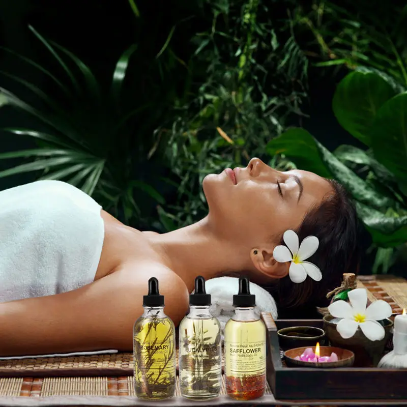 Natural Organic Face Body Hair Facial Skin Care Repair Eucalyptus Frankincense Lemongrass Lavender Rose Essential Oils