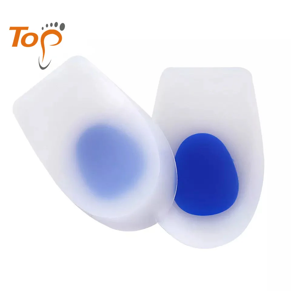 unisex plantar fasciitis pain relief soft and comfortable shoes cushion inserts cups silicone insole heel pads