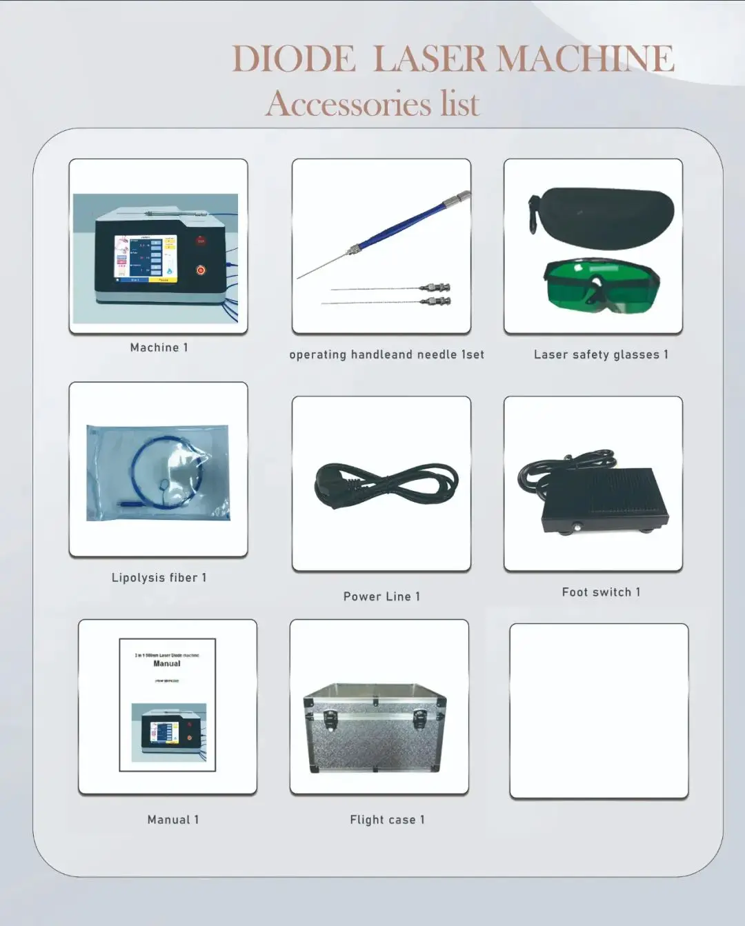 High Powerful Face lifting 980 1470 nm surgical laser fat reduction diode laser 980 1470nm