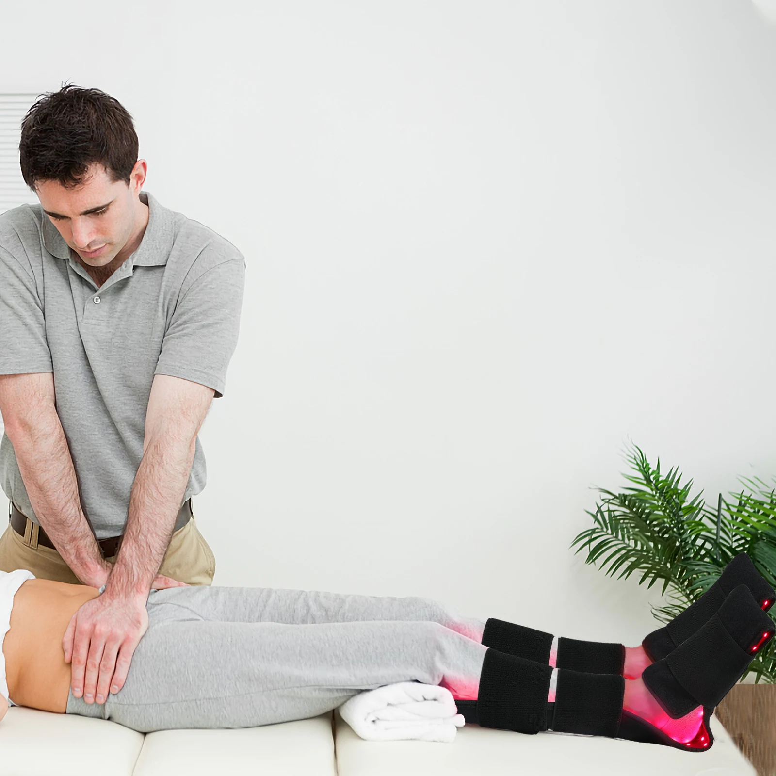 Kinreen Best Selling Pad At Home Red Light Therapy Flexible 660nm 850nm Infra Therapy Device For Enhance Blood Circulating