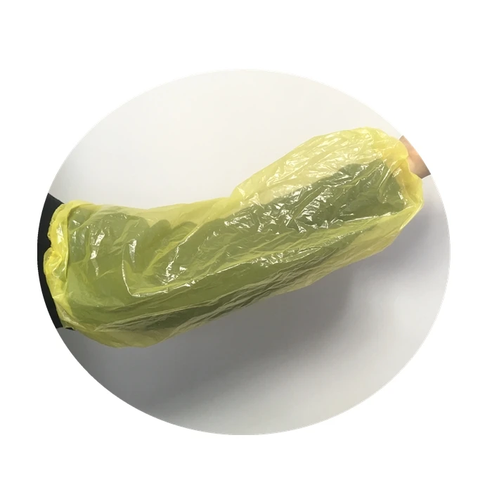 Одноразовый защитный чехол на руку CPE/PE + SMS/PP защитный чехол