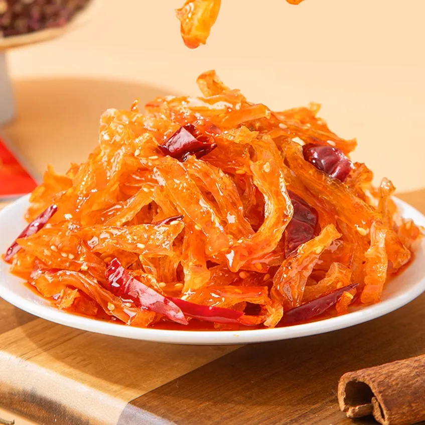 Wholesale Chinese Delicious Healthy Vegetarian Snacks Konjac Sticks Squid Instant Snack Konjac Mala