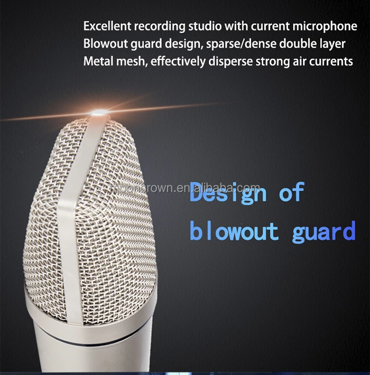 U-87 studio mic karaoke microfone mike Phone Condenser microfono mU87 professionnels Recording microphone  for singing room