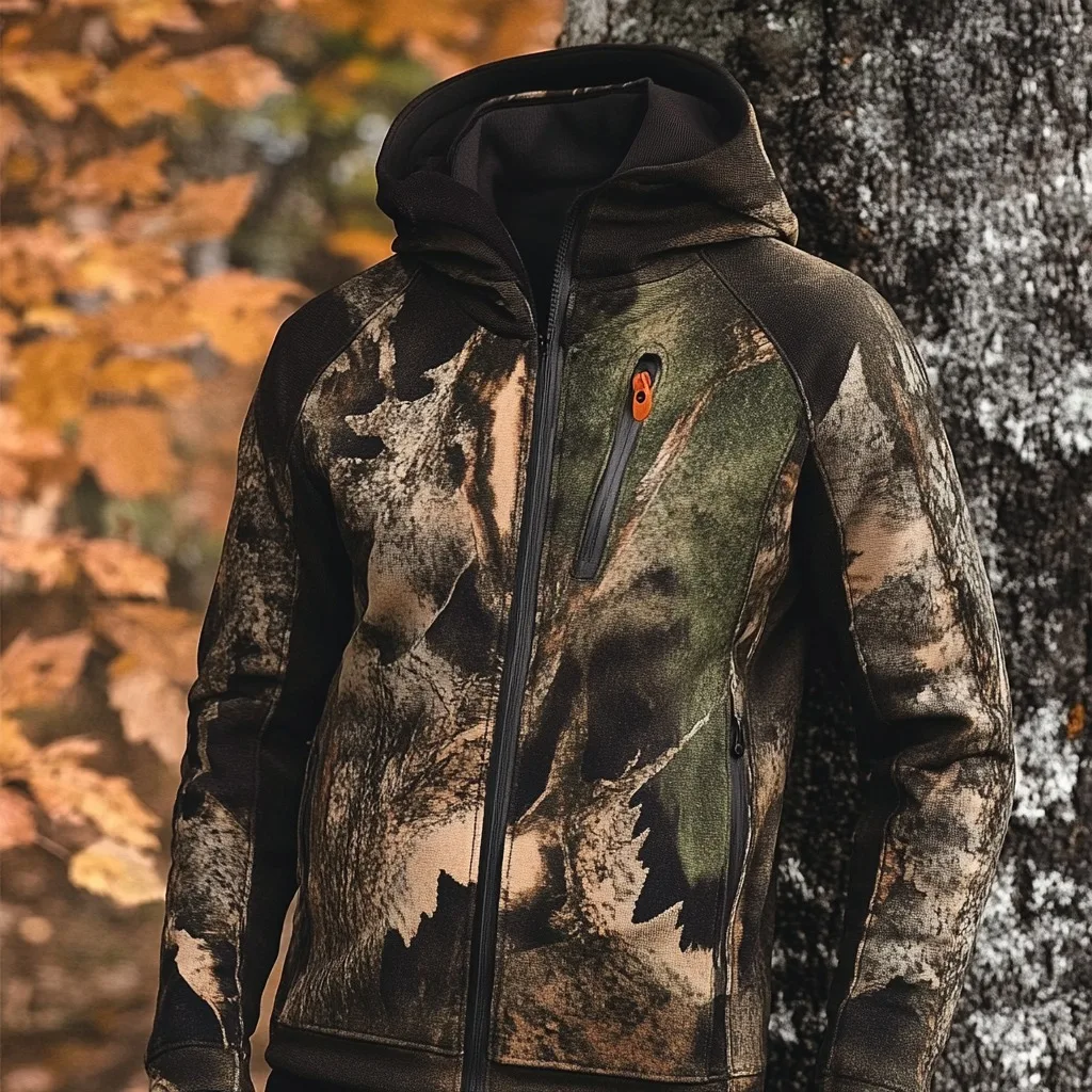 MereSports Merino Wool Hunting Jacket Thick Autumn Premium Outdoor Fleece Hunting Wear