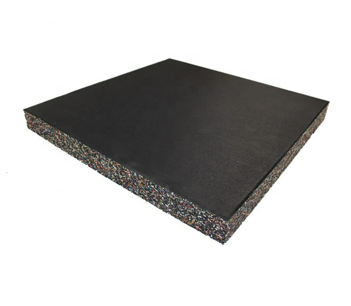 Wholesale customized Flooring Roll Gym 500*500mm Rubber Material Floor Mat