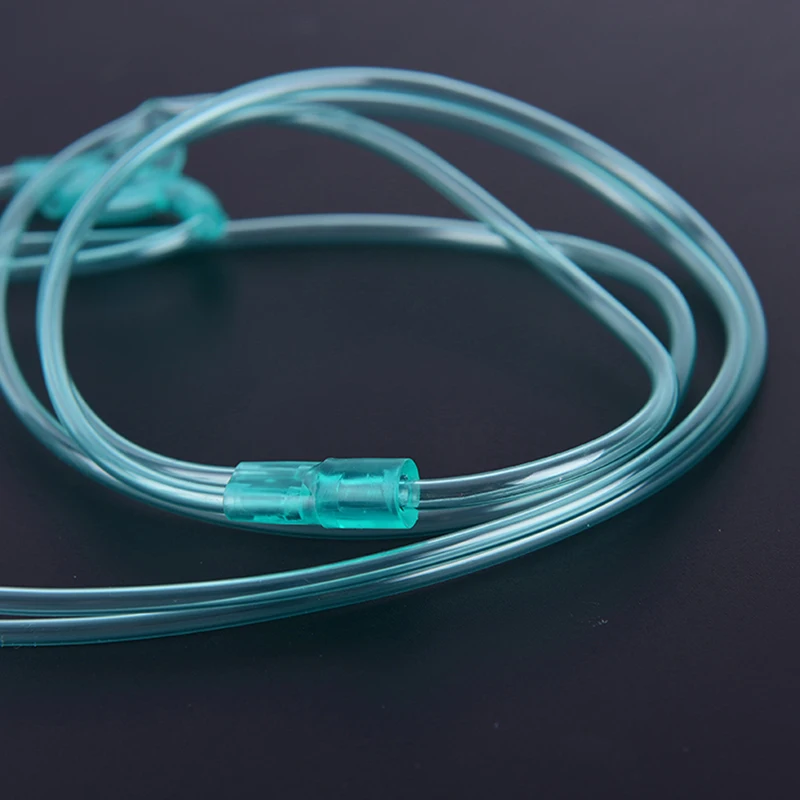 Medical disposable sterile neonatal oxygen therapy co2 o2 dual nasal cannula pvc for neonates