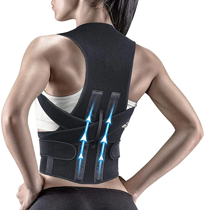 Back Support Straightener Shoulder Lumbar Adjustable  Posture Corrector for Women and Men  Improve Posture
