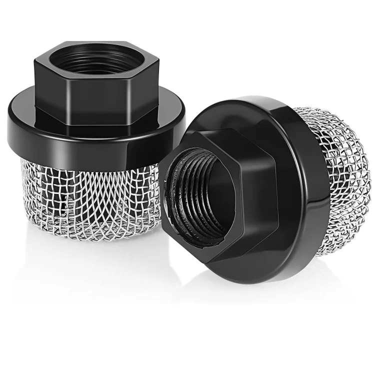 2 Pcs Hose Inlet  Inlet Suction Strainer Garden Hose Strainer Filter Pump Inlet Strainer Sprayer Filter 7/8 Threa