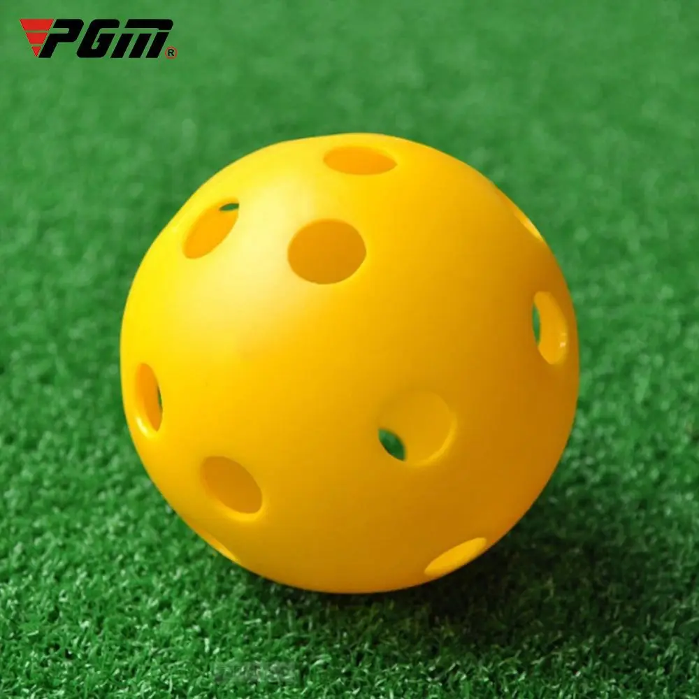 PGM Q009 light golf balls plastic hollow golf hollow ball plastic practice golf balls with holes