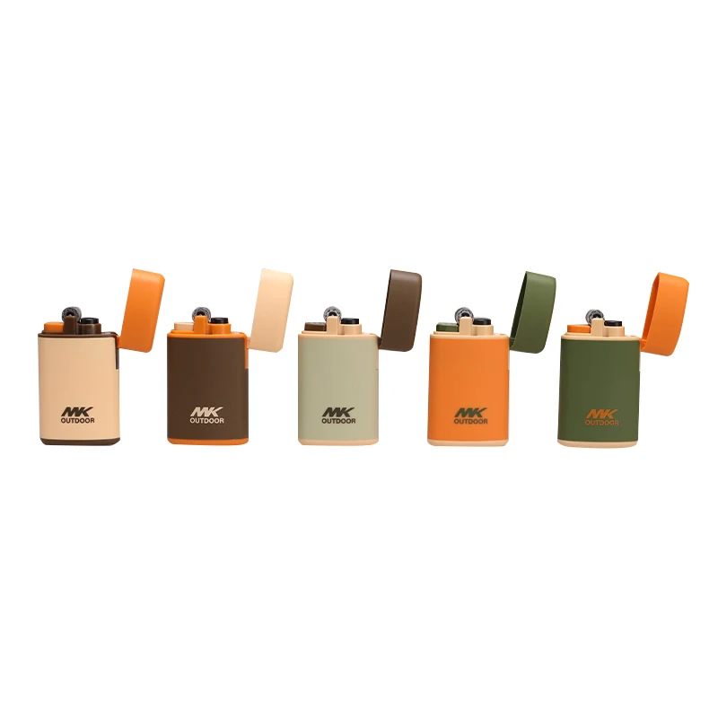 MK logo Honest Lighter Fuel Cover Storage Ciggerate Box Wholesale Windproof with