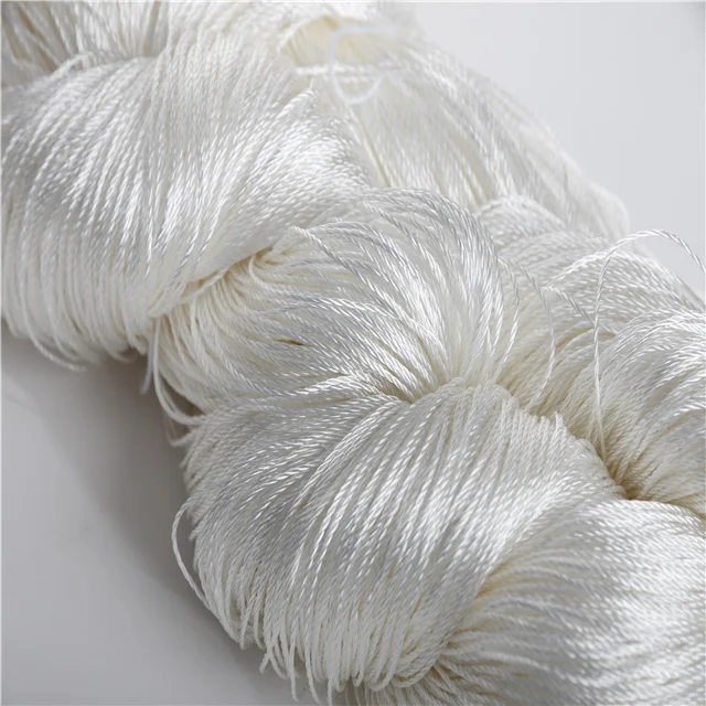 
Twisted Viscose rayon thread 300D/4ply for knitting ribbon abd carpet 