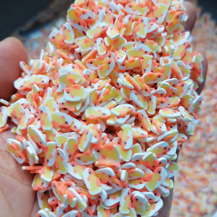 1KG DIY Slime Supplies Filler Polymer Sprinkles Slices Sea Marine Animal Gold Fish Polymer Clay  Sprinkles
