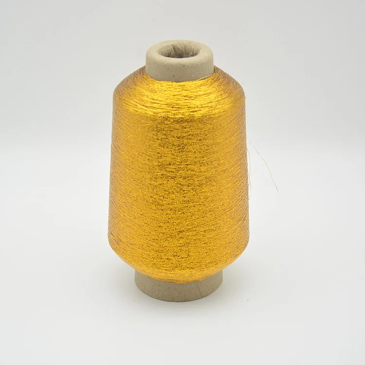 Mx Type Metallic Yarn Manufacturer  High-Quality Rich Color Lurex Thread for Weaving Flat Knitting Metallic Yarn