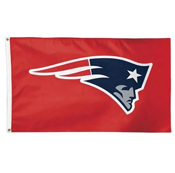 New England Patriotss  RED Premium 3x5 Flag