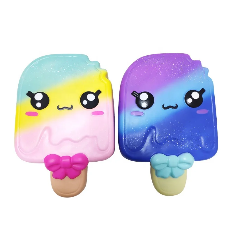 Squishies огромное выражение мороженое кавайное мягкое сжимаемое большое медленное снижение давления сжимаемая игрушка