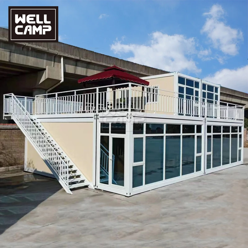 Container House Movable Prefabricated House for Villa, Office, Public Toilet Container House Movable Prefab House Container Home