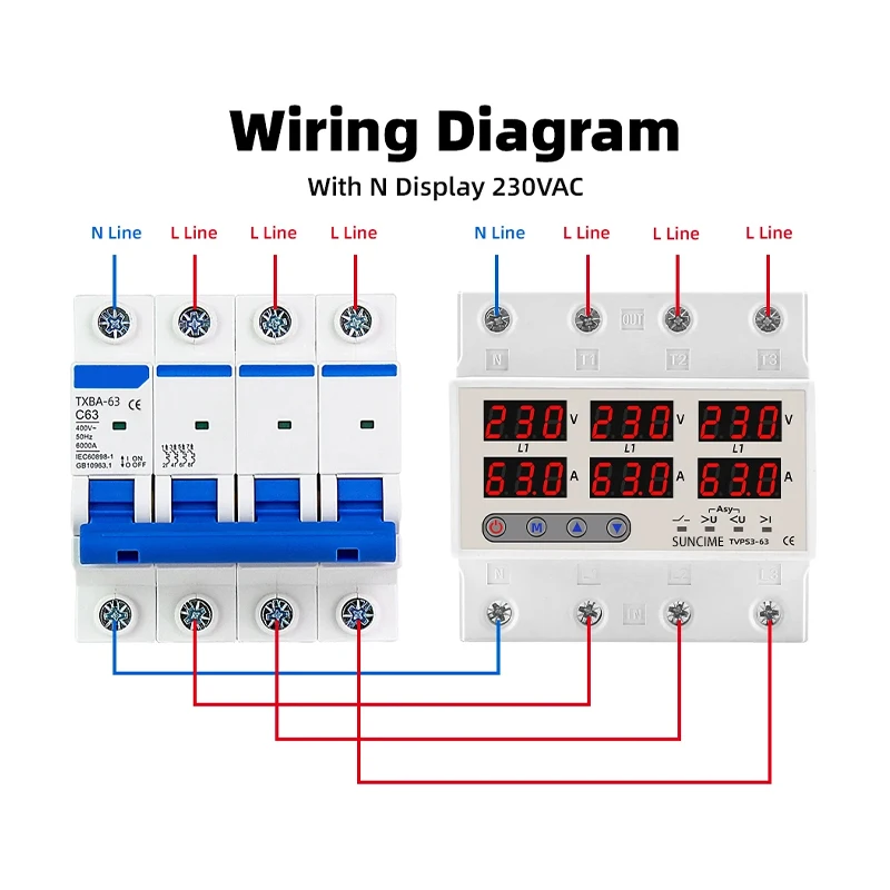 220v 230v 63A 100A dc voltage regulator stabilizer voltage regulator generator universal avr voltage regulator