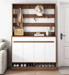 Household simple large capacity storage cabinet simple modern shoe cabinet