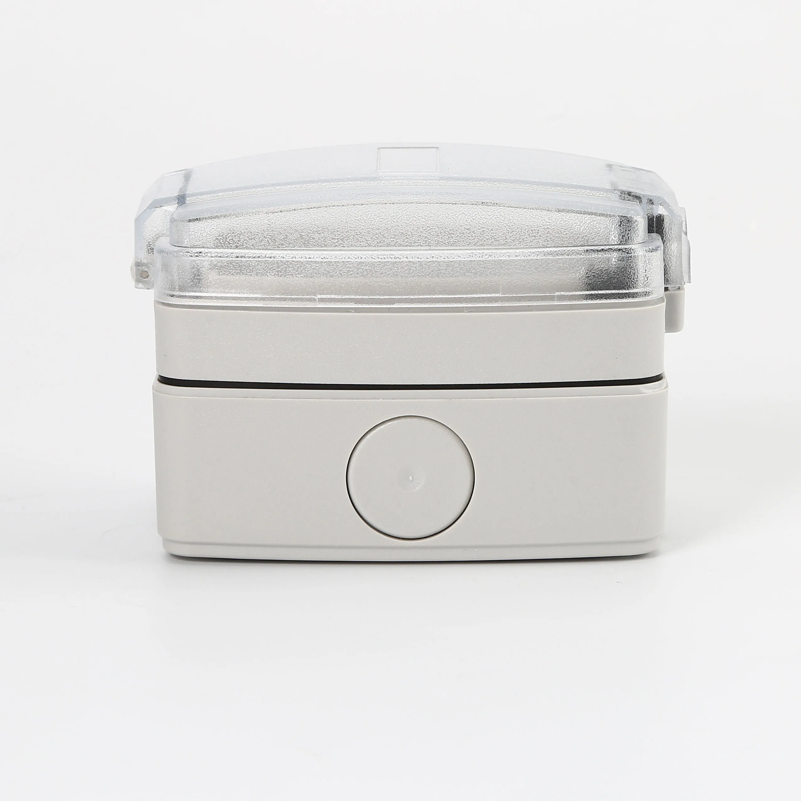 IP66 Electrical European 13A Switch Socket Wall Outlet Cover Transparent Waterproof UK Wall Socket Switch  HT-TC318T