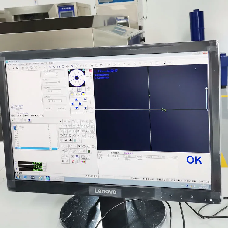 Низкая цена 3D оптическое зрение координат лазерный измерительный прибор CMM 6 осей с