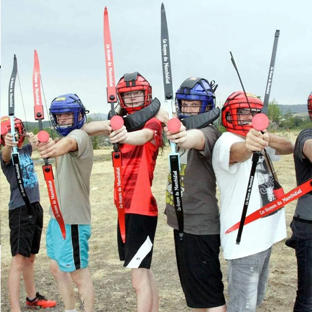 Safe Archery Recurve Bow Foam Tip Arrow  Paintball Bunkers Target Chest Protector Set