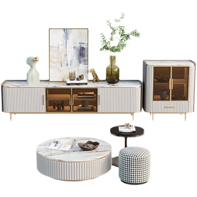 Современный многофункциональный шкаф для гостиной, кофейный столик, подставка для телевизора, мебель