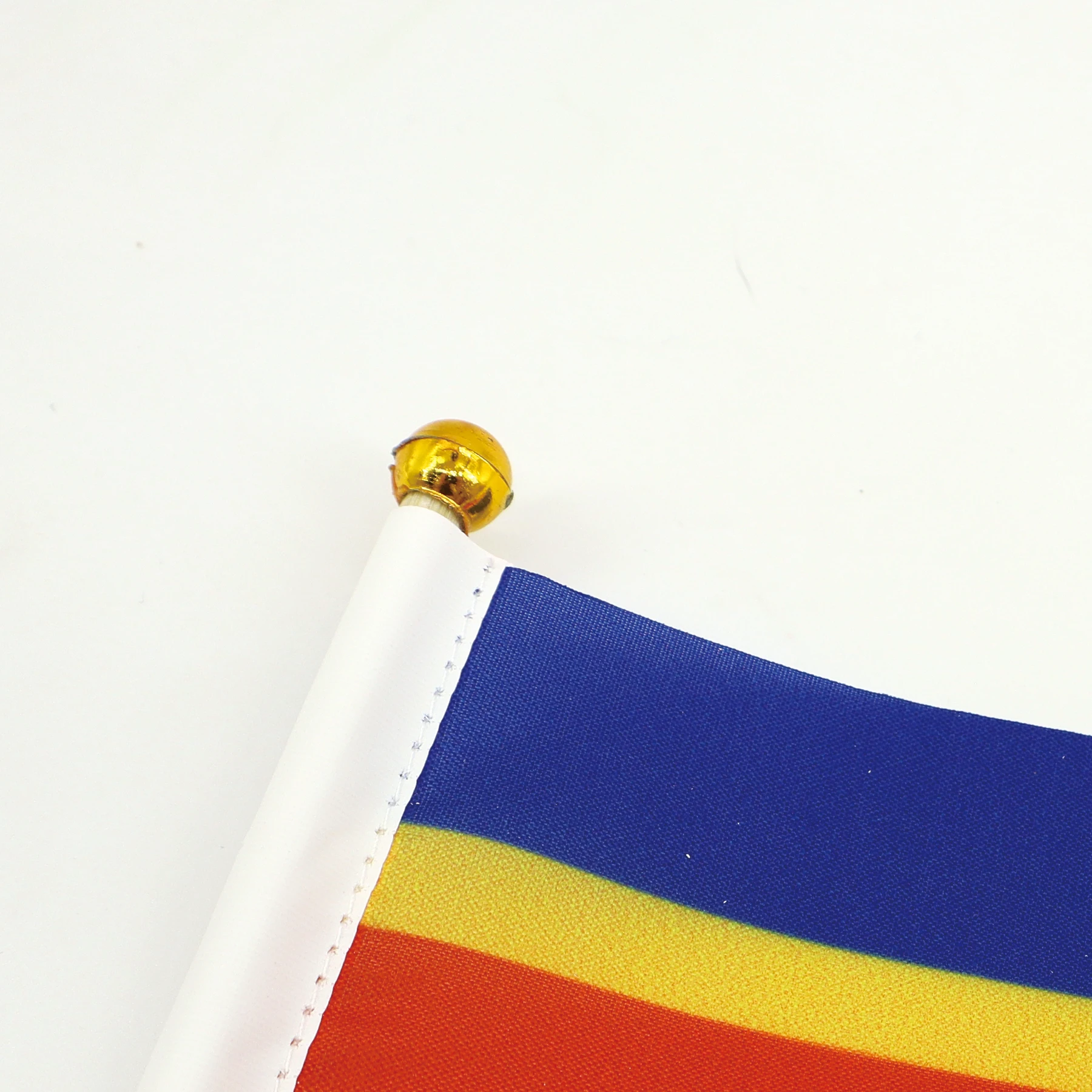 2024 Factory Hot Sale Swaziland  Wooden Pole Hand-Waved Flag  for General Holiday