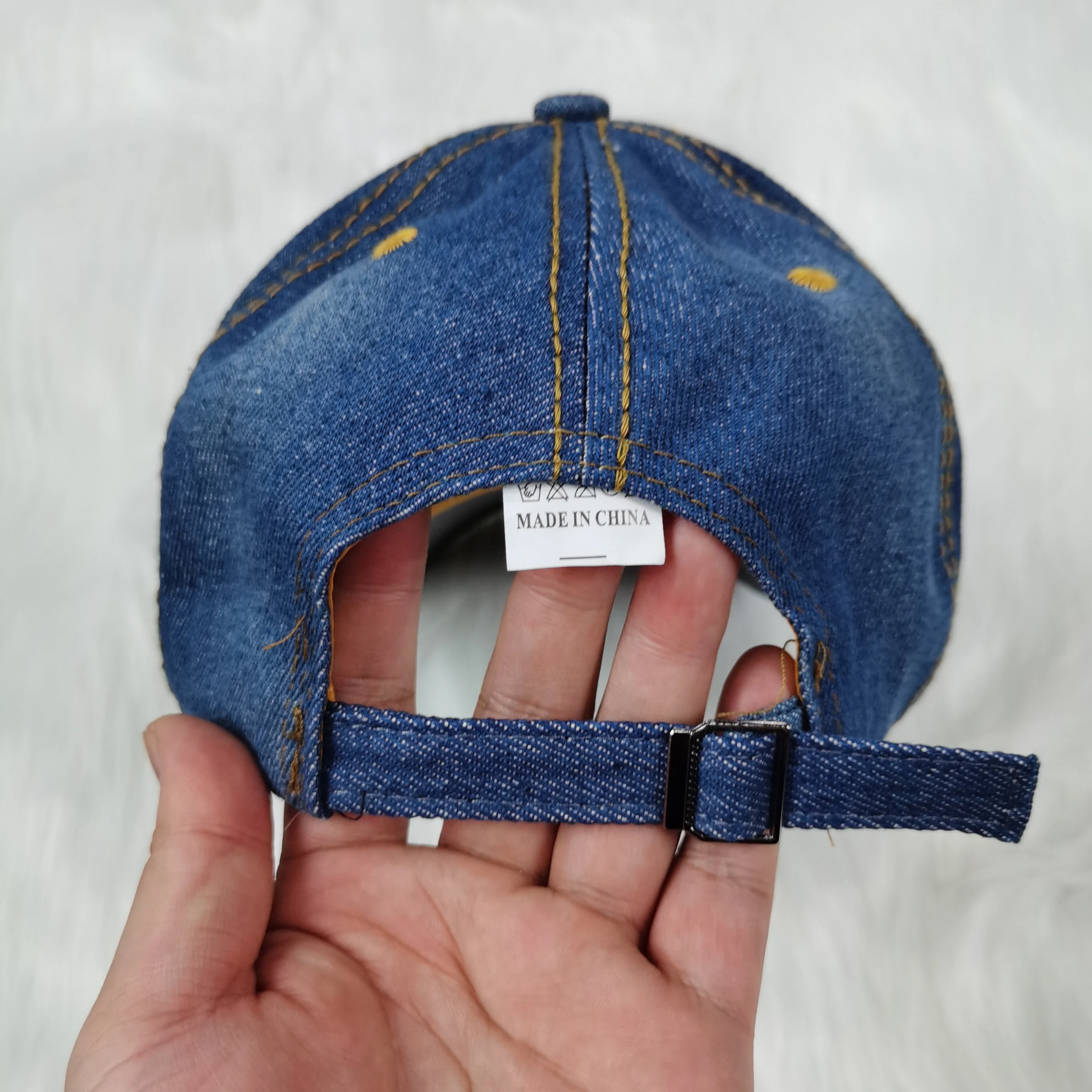 N247CP Роскошная Ковбойская шапка с бриллиантами стразами Блестящая бабочка блестящая джинсовая потертая простая бейсболка из хлопка