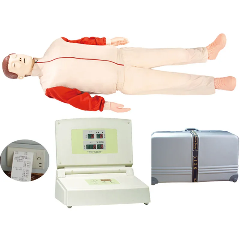 Advanced fully automatic computer cardiopulmonary resuscitation Mannequin Dummy First Aid Training