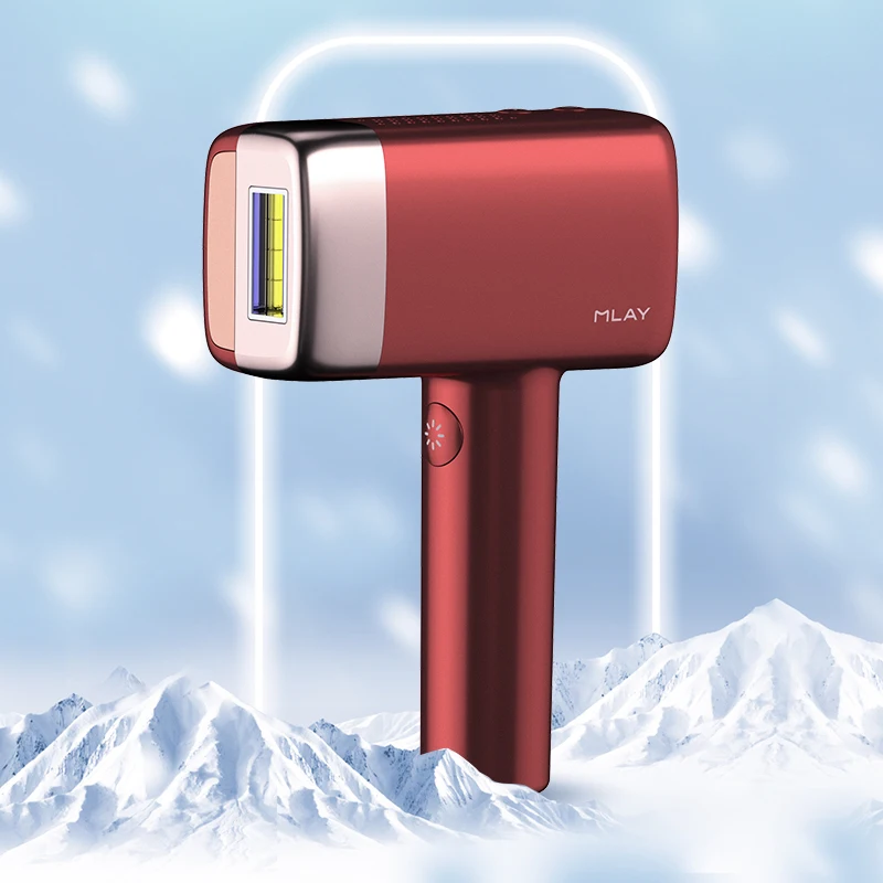 Painless 600000 Flash Ice Ipl Laser Hair Remover Handheld Home IPL Intense Pulsed Light Accept 3.9cm Squared 48W 100V-240V
