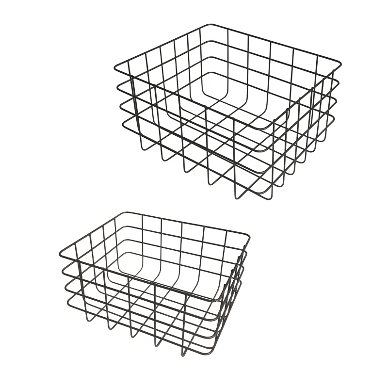 Manufactory Direct Metal Wire Basket Storage Baskets