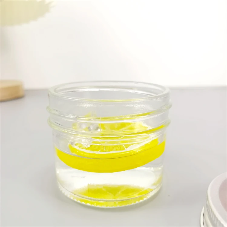 4 oz 8oz 12 oz 16 oz 300ml Glass Mason Jar With Metal Lid/ Wide Mouth Mason Jam Jar
