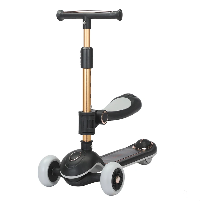 Aluminum Kick Scooters Kids Children Foot Scooters For 2 Year Olds With Lights