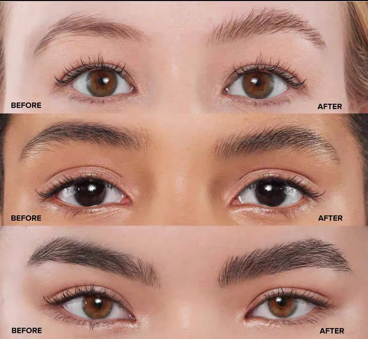 Custom natural strong hold waterproof quickly clear brow freeze gel private label