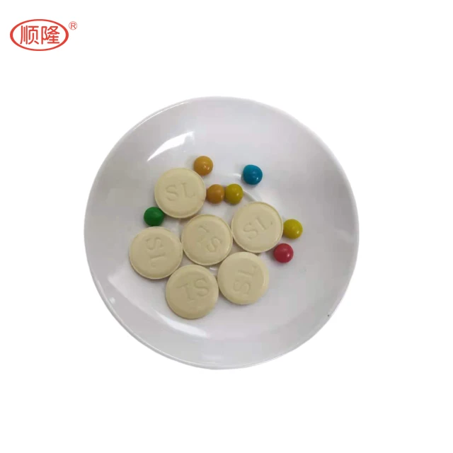 
Milk tablet candy and chocolate bean irregular borehole 