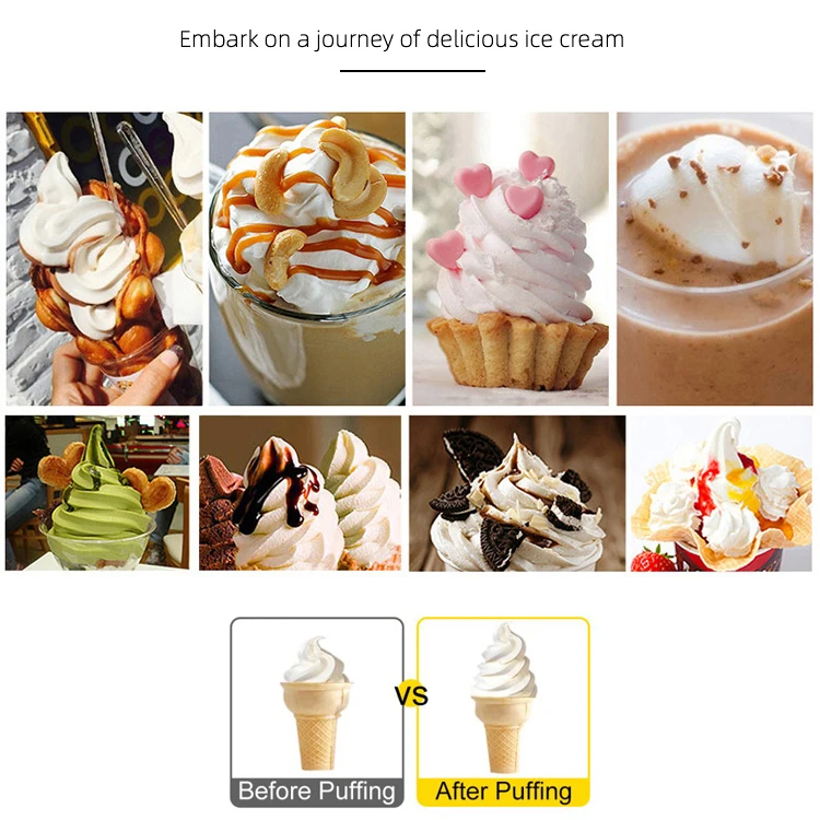 Ice Cream Maker Machine Automatic 3 Flavors Soft Serve Commercial Yogurt Ice Cream Making Machine For Business Pakistan