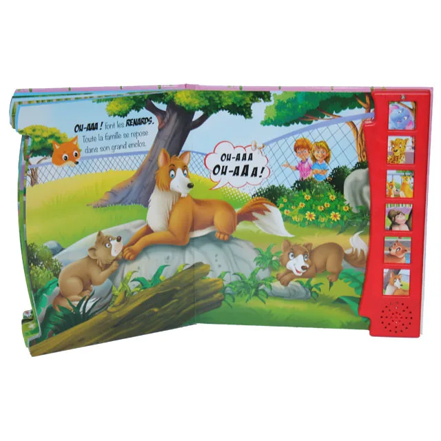 NEW Six buttons sound module talking book, education story book,