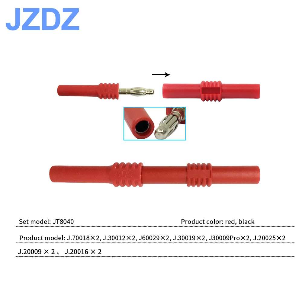 JZDZ J8040 Multimeter accessory kit Automotive diagnostic test cable tool set